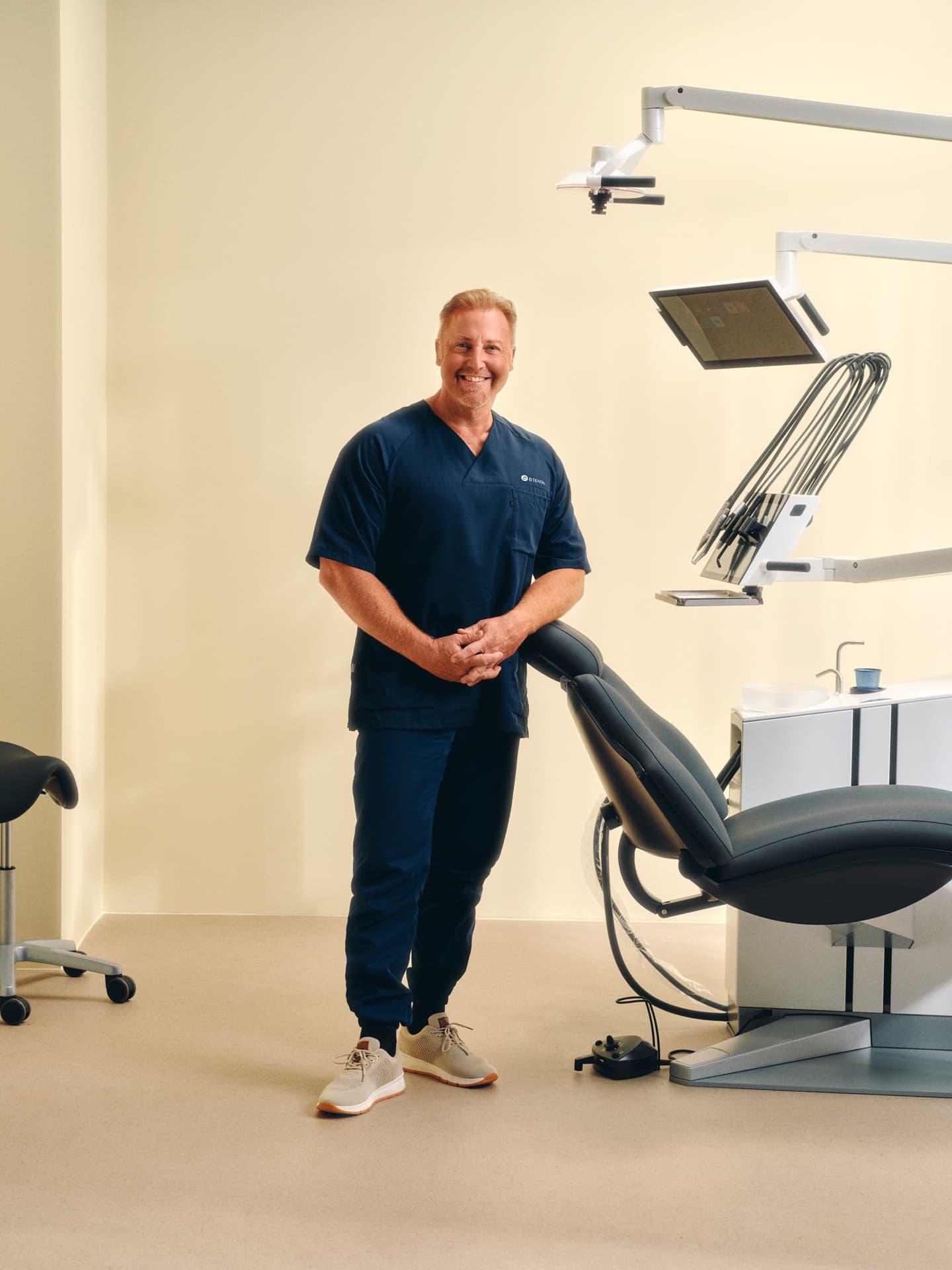 Kæbekirurg Torben Thygesen i klinik